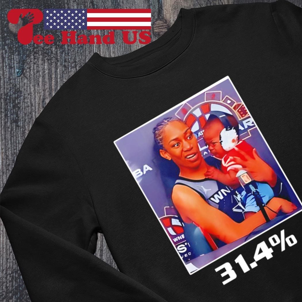 Las Vegas ACES A'ja Wilson 31.4% photo shirt - teejeep