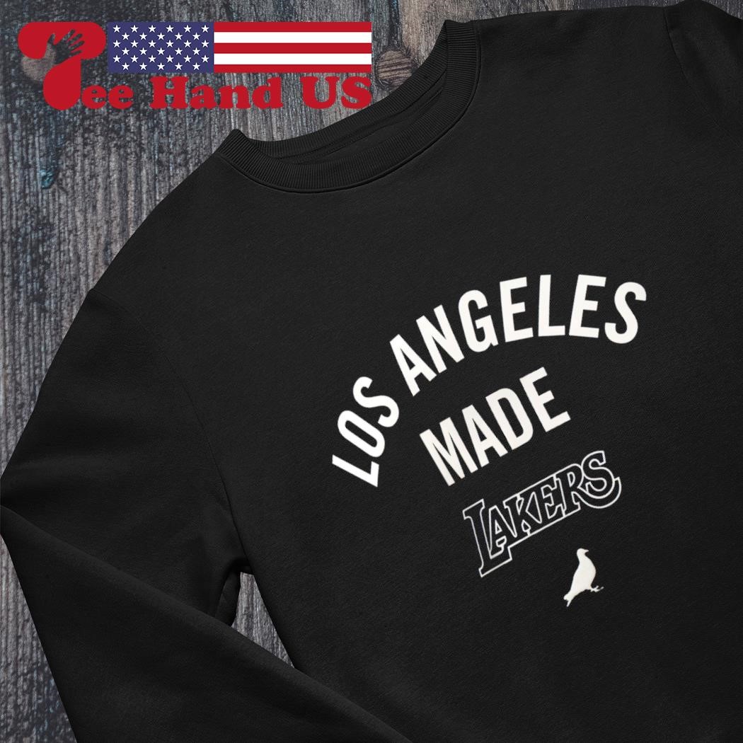 Los Angeles Lakers Retro Shirt Kids T-Shirt by Joe Hamilton - Fine