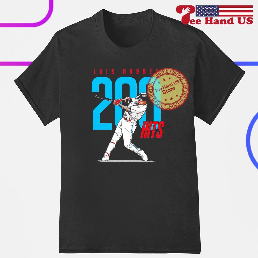 Luis Arráez Miami Marlins 200 Season Hits Shirt - Limotees