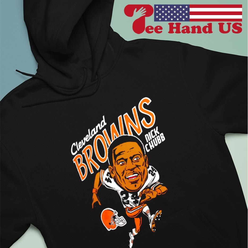 Cleveland Brown Nick Chubb Caricature Shirt, hoodie, sweater, long