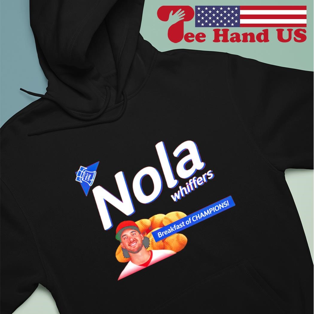 Nola Whiffers Aaron Nola breakfast of champions shirt, hoodie, sweater,  long sleeve and tank top