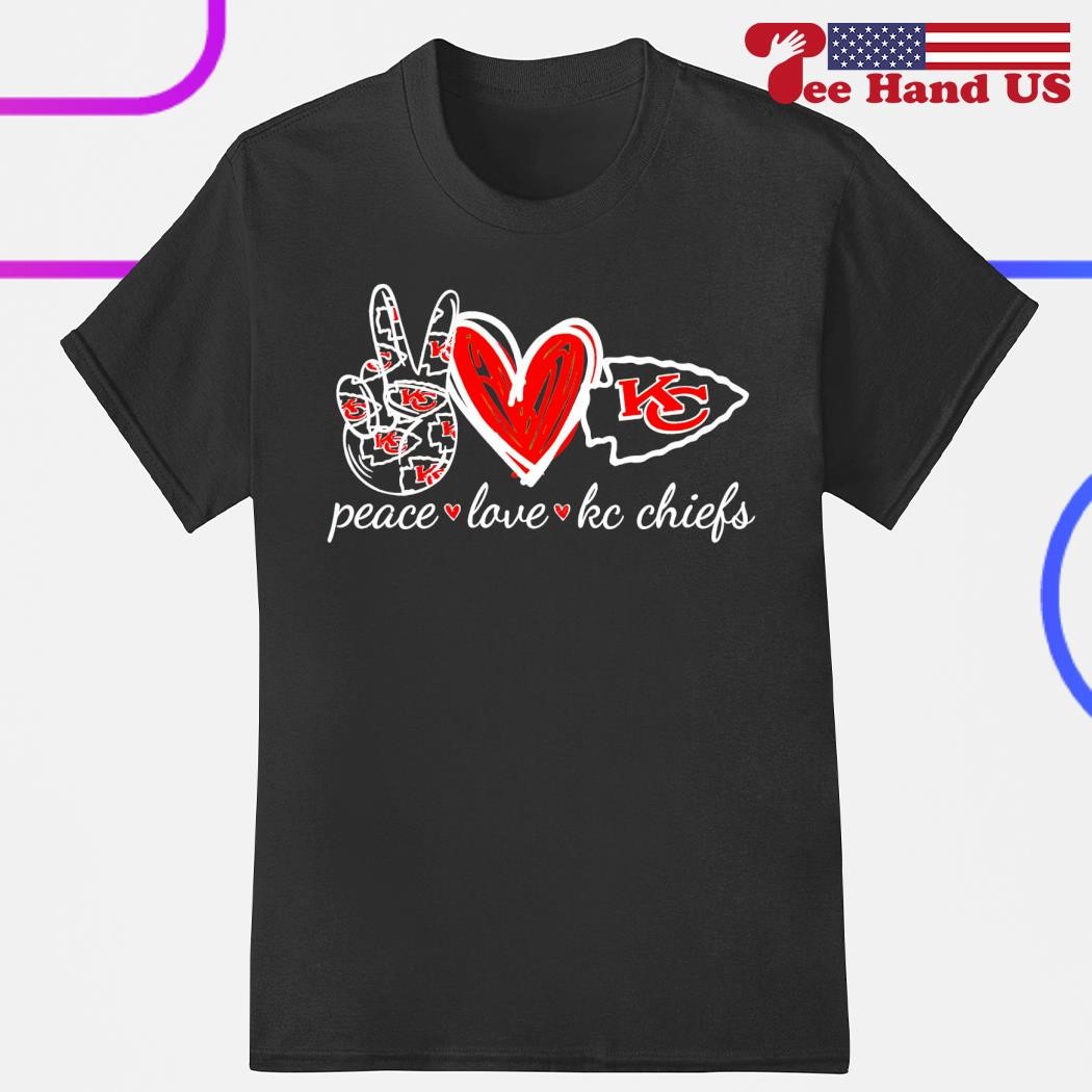 Chiefs Shirt Sweatshirt KC Chiefs Heart Love Shirt Chiefs T Shirt