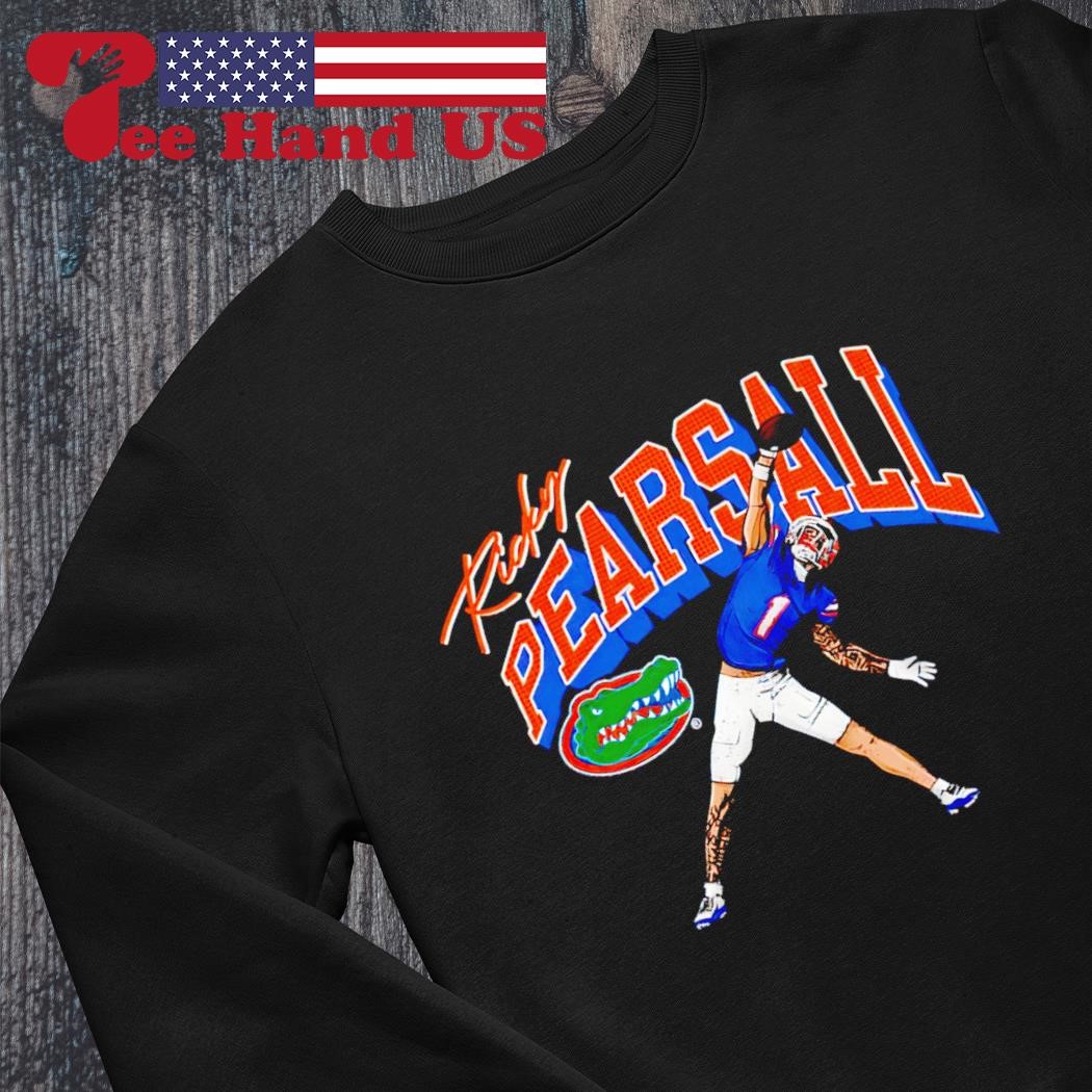 Ricky pearsall Florida gators ncaa Football black caricature shirt, hoodie,  sweater, long sleeve and tank top