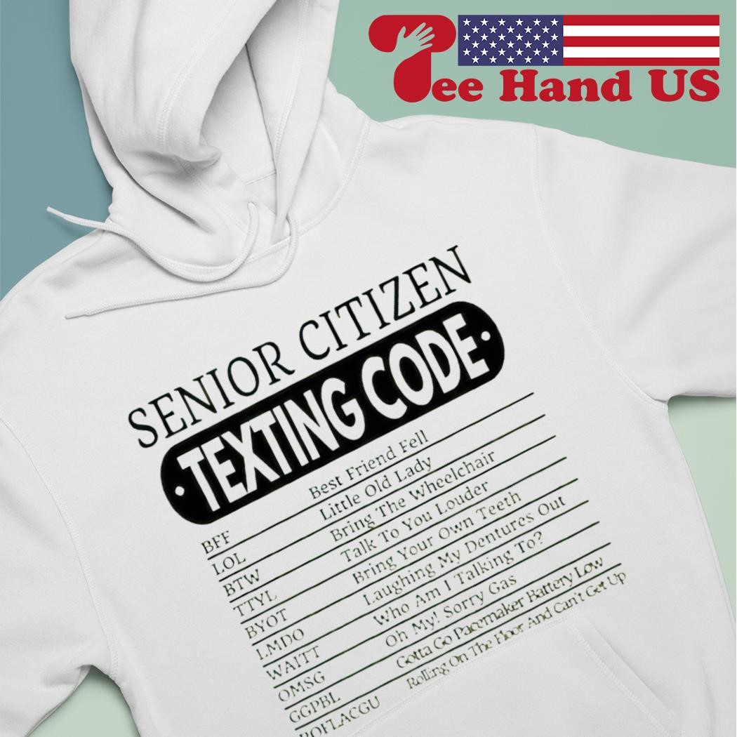 Senior Citizen Texting Code Replay Spotify Code' Men's T-Shirt