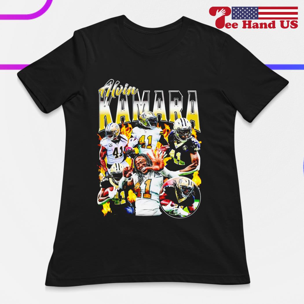 Alvin Kamara 41 New Orleans Saints football player poster gift shirt,  hoodie, sweater, long sleeve and tank top