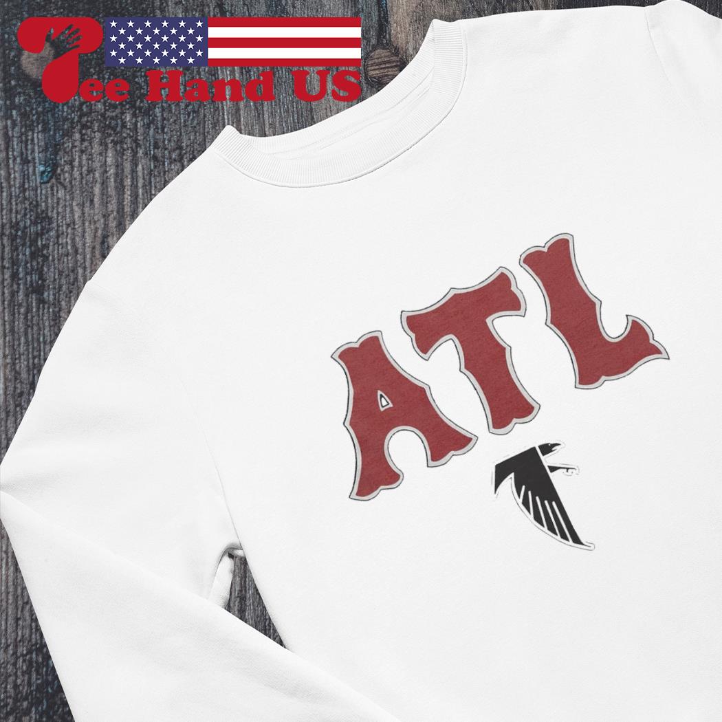 Youth Red Atlanta Falcons Logo Pullover Hoodie