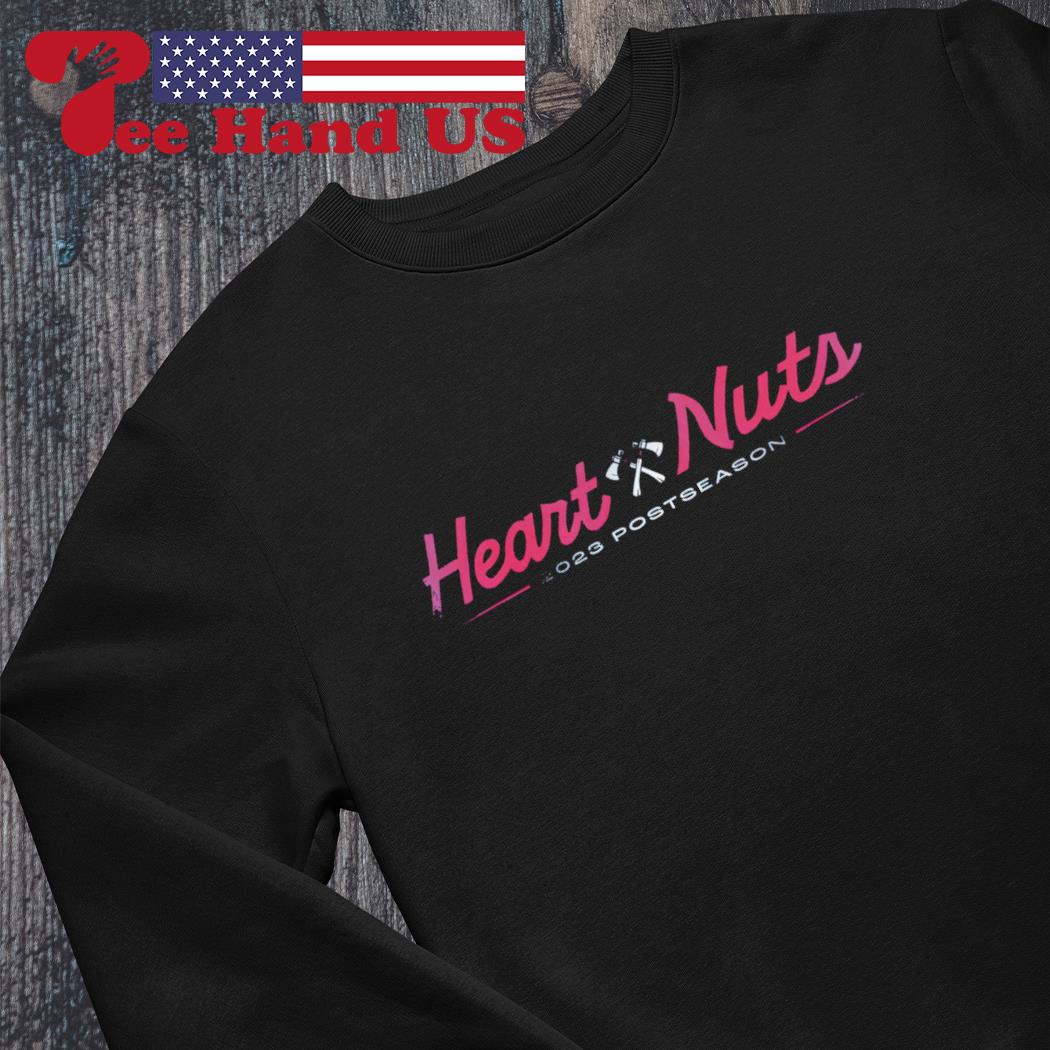Atlanta Braves heart nuts 2023 postseason shirt, hoodie, sweater