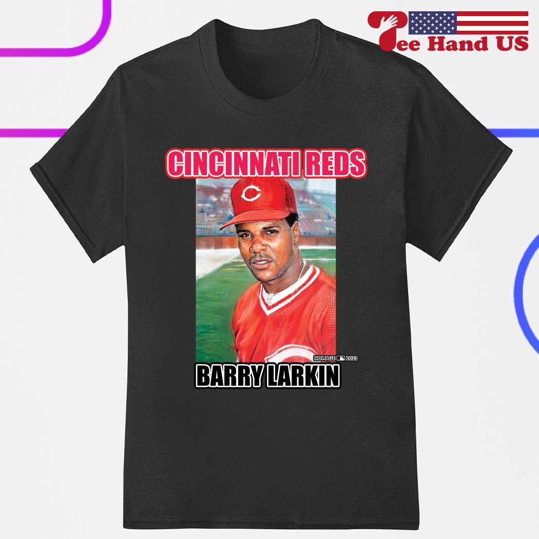 Barry Larkin Cincinnati Reds Legend Portrait Shirt, hoodie, sweater, long  sleeve and tank top