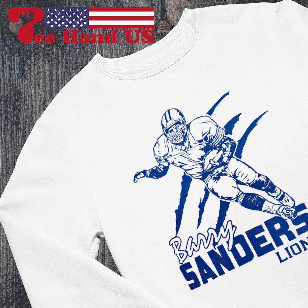 Detroit Lions Barry Sanders Shirt - High-Quality Printed Brand