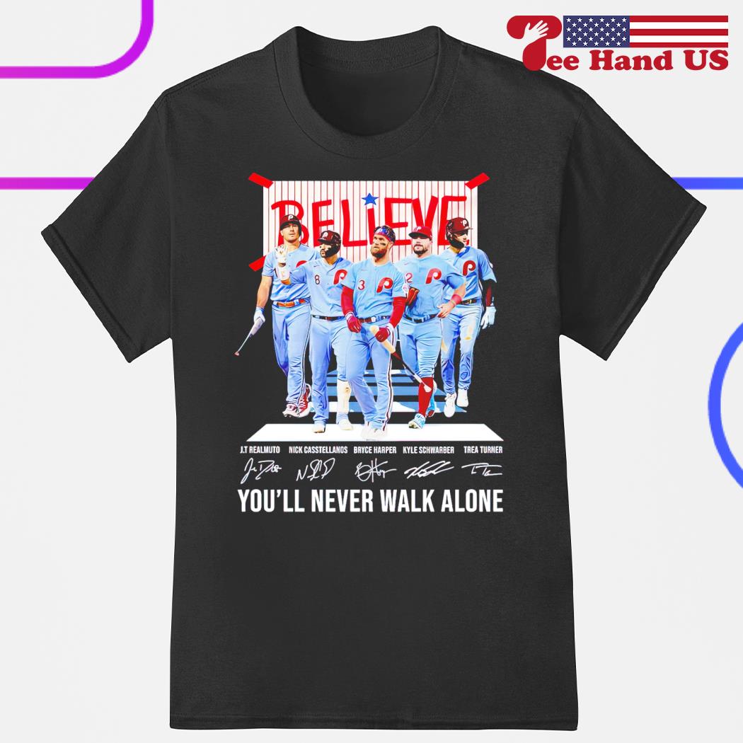 The Philadelphia Phillies Team Abbey Road Signatures Shirt