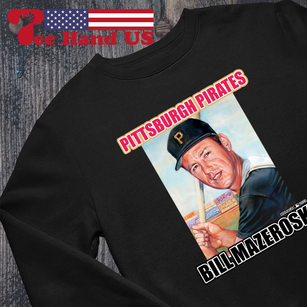 Bill Mazeroski Pittsburgh Pirates Majestic Name & Number T-Shirt - Black