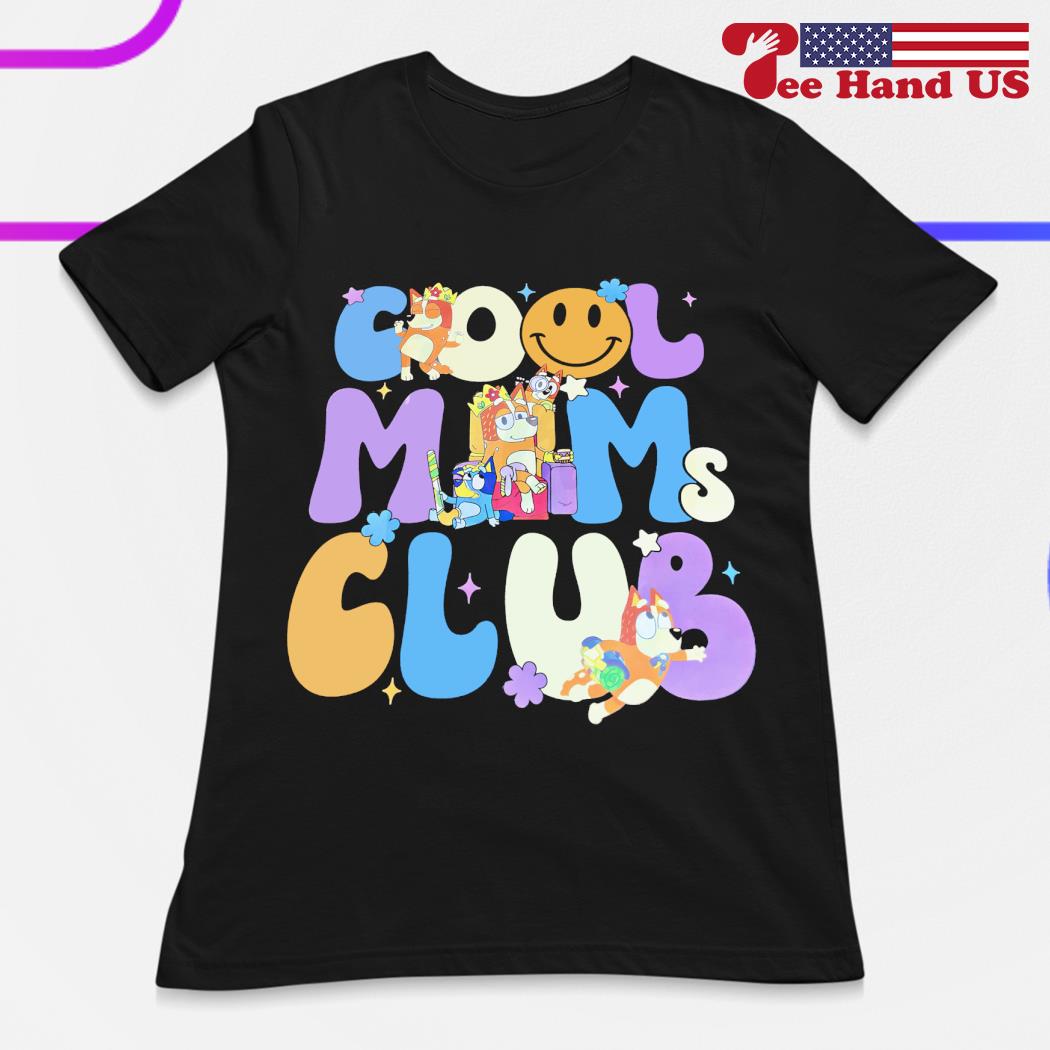 Bluey Cool Moms Club Shirt, Family Bluey Heeler Family Shirt For