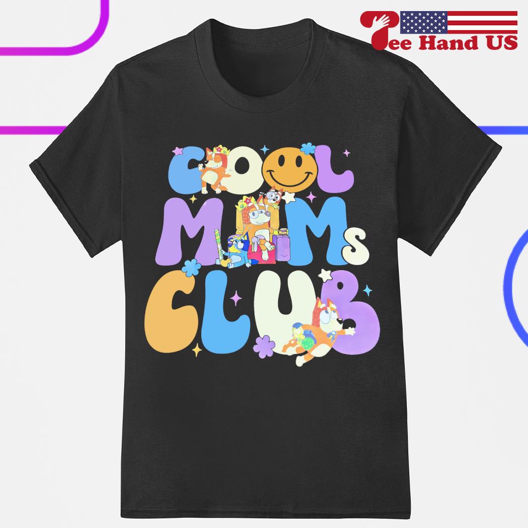 Bluey Cool Moms Club Shirt, Family Bluey Heeler Family Shirt For