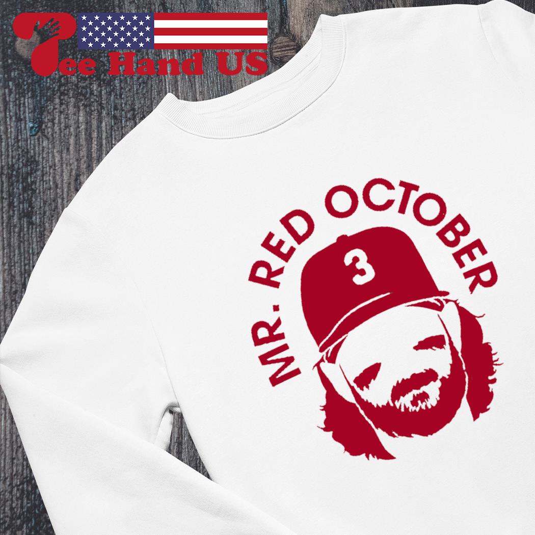 Philadelphia Phillies Bryce Harper Mr. Red October t-shirt -  ColorfulTeesOutlet