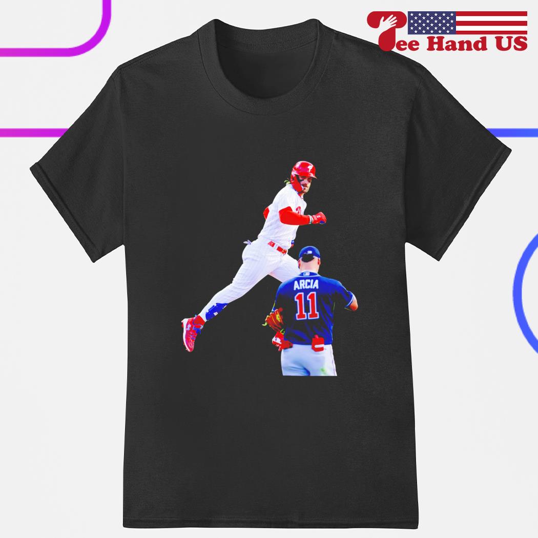 Bryce Harper Stare Down Arcia Shirt, hoodie, sweater and long sleeve