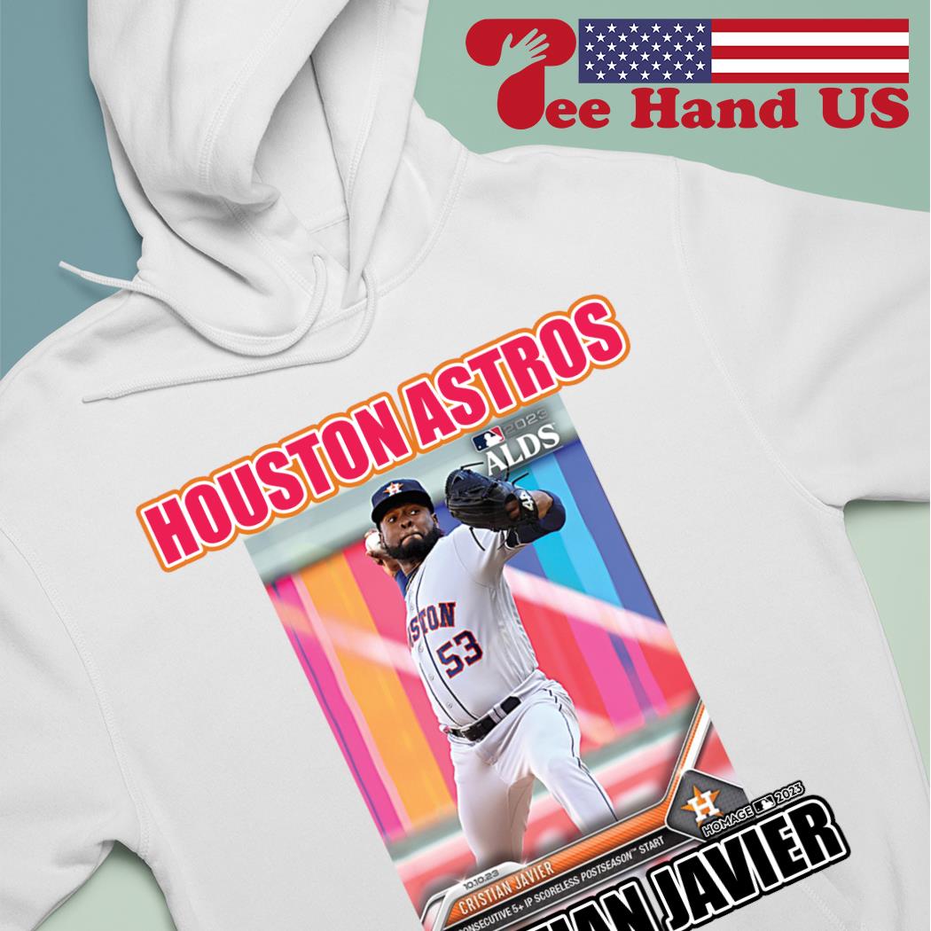 HOT! Cristian Javier #53 Houston Astros Player T-Shirt Gift Fan S-3XL 