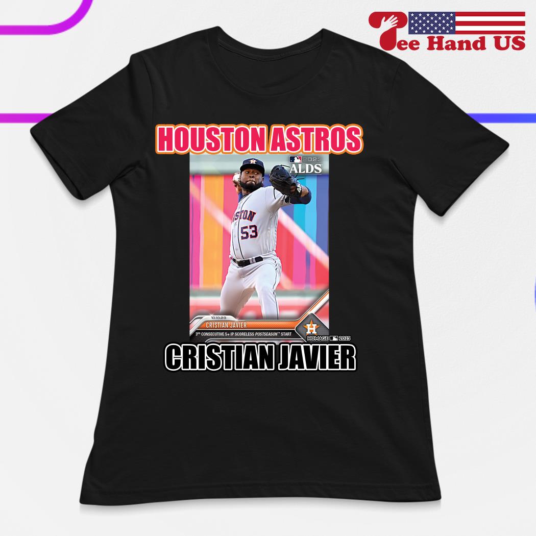 HOT! Cristian Javier #53 Houston Astros Player T-Shirt Gift Fan S-3XL