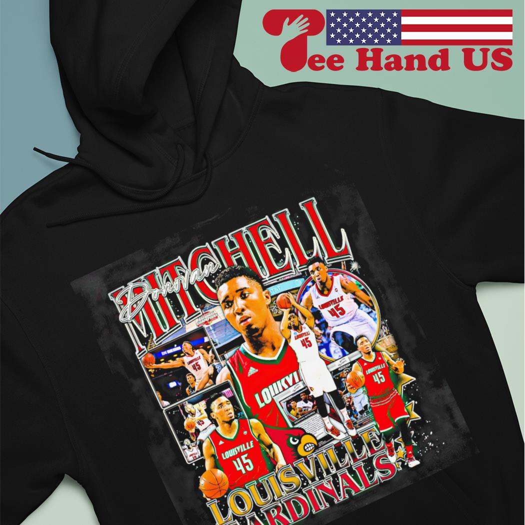 Donovan Mitchell Louisville Cardinals basketball graphic shirt