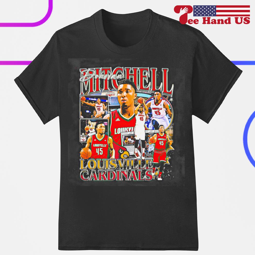 Donovan Mitchell Louisville Cardinals basketball graphic shirt