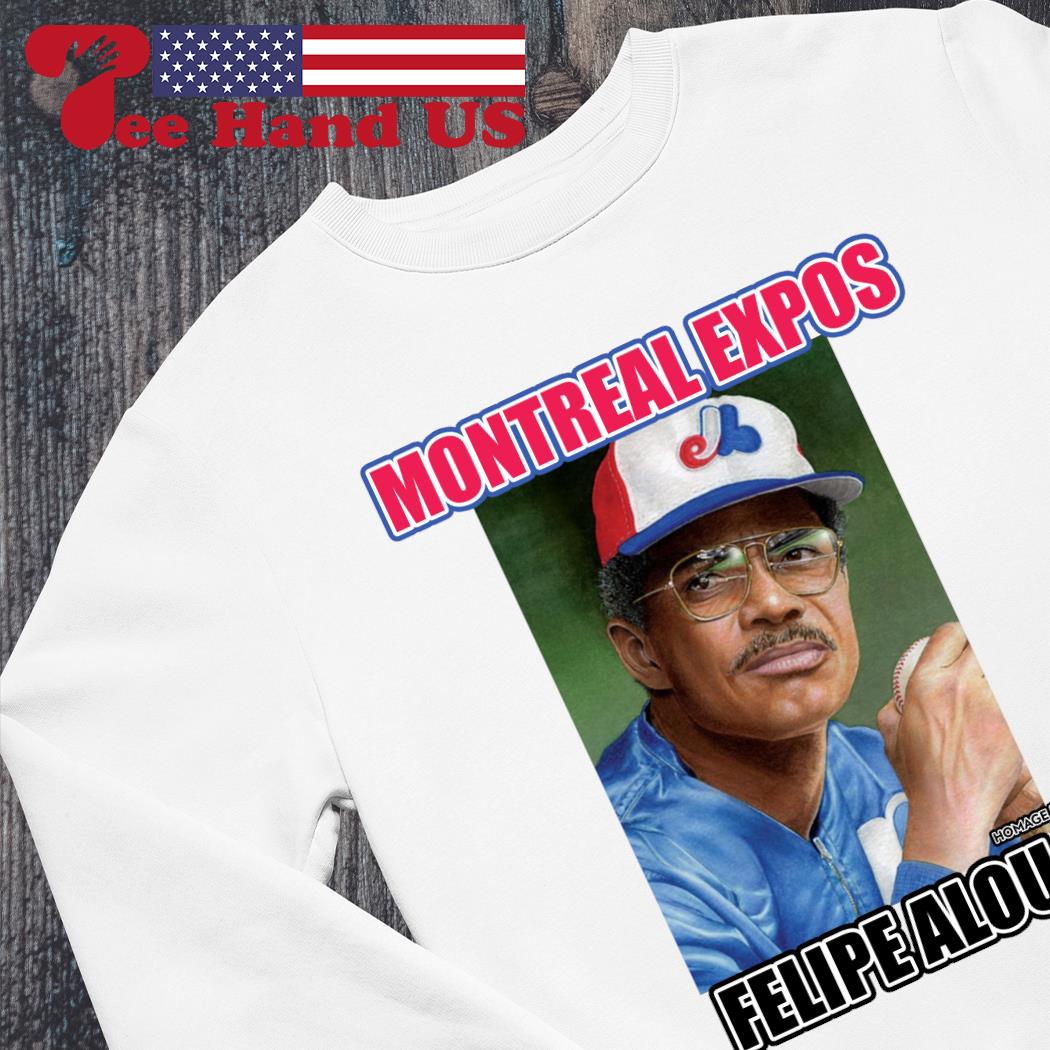 FELIPE ALOU Montreal Expos Homage 2023 Retro Shirt, hoodie, sweater ...