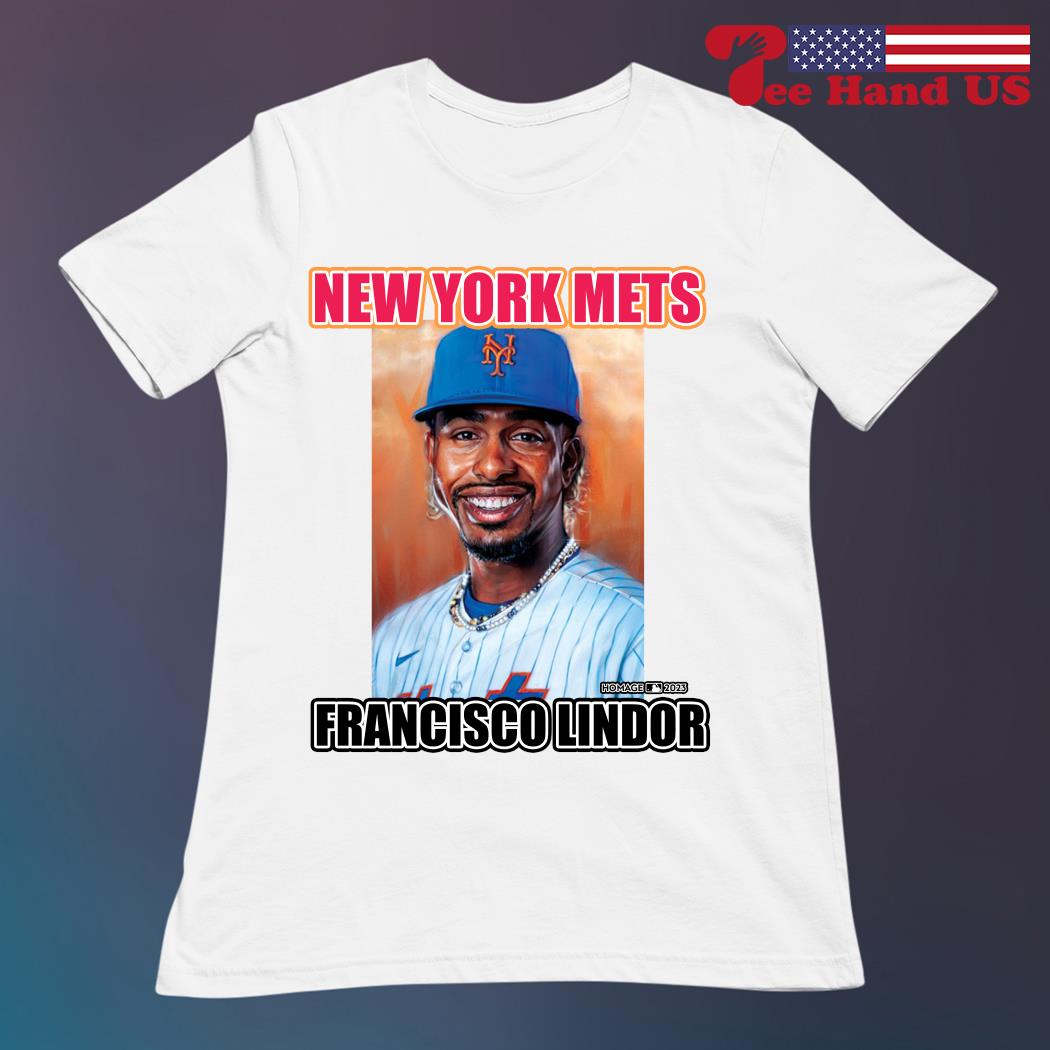MLB New York Mets (Francisco Lindor) Women's T-Shirt.