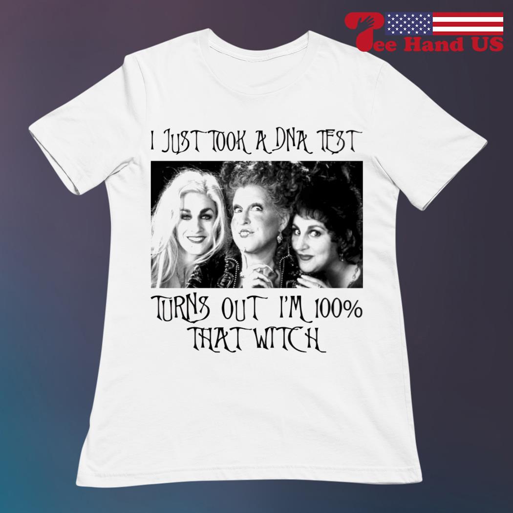 i just took a dna test shirt hocus pocus