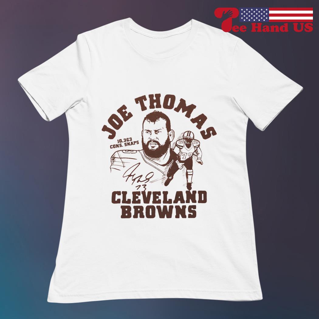 Joe Thomas Cleveland Browns 10363 cons snaps signature shirt, hoodie,  sweater, long sleeve and tank top