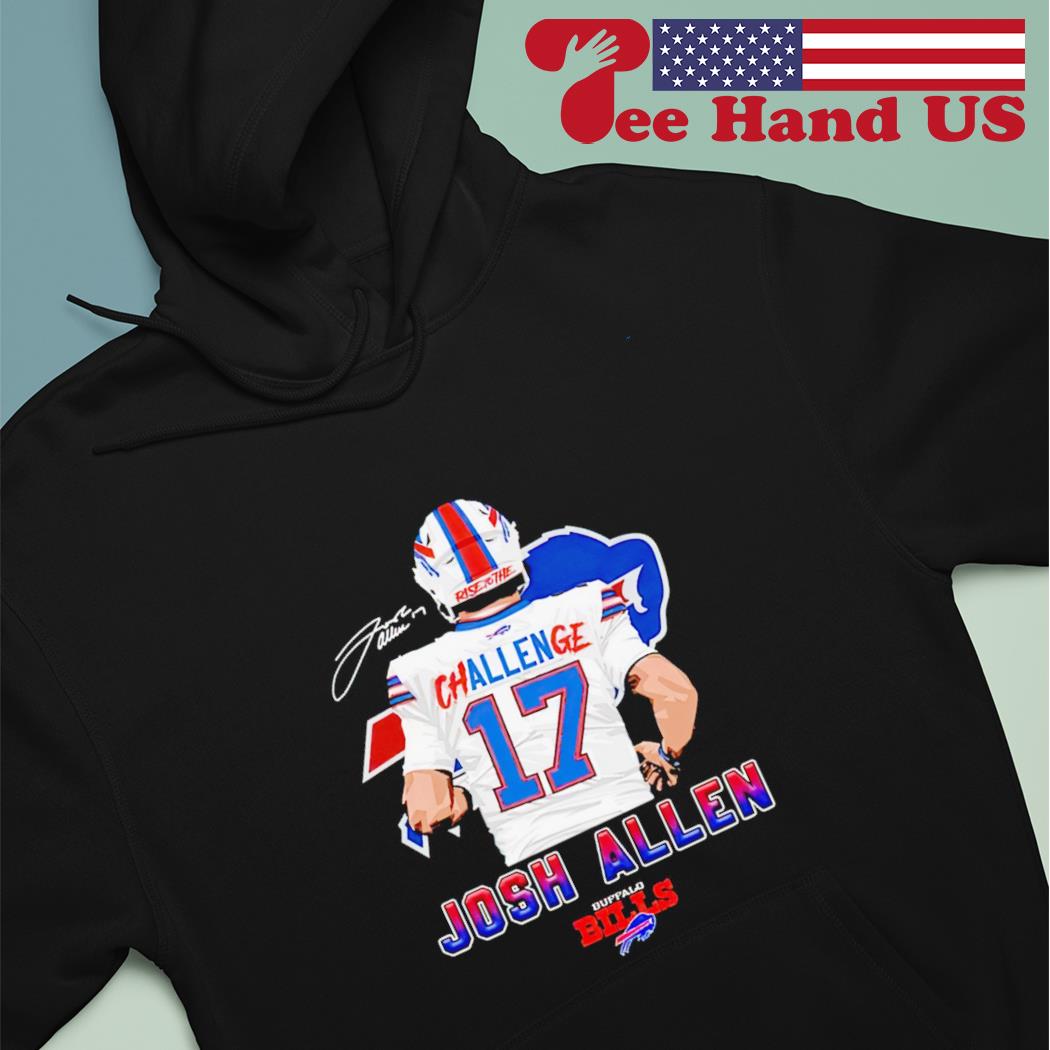 Buffalo Bills Challenge 17 Josh Allen Signature shirt, hoodie