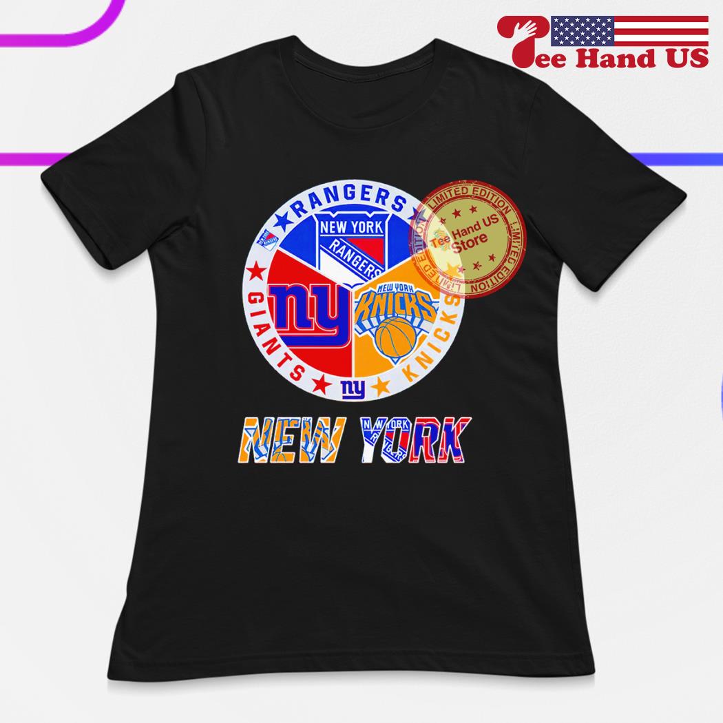 New York Giants Rangers Knicks sport teams logo shirt, hoodie, sweater,  long sleeve and tank top