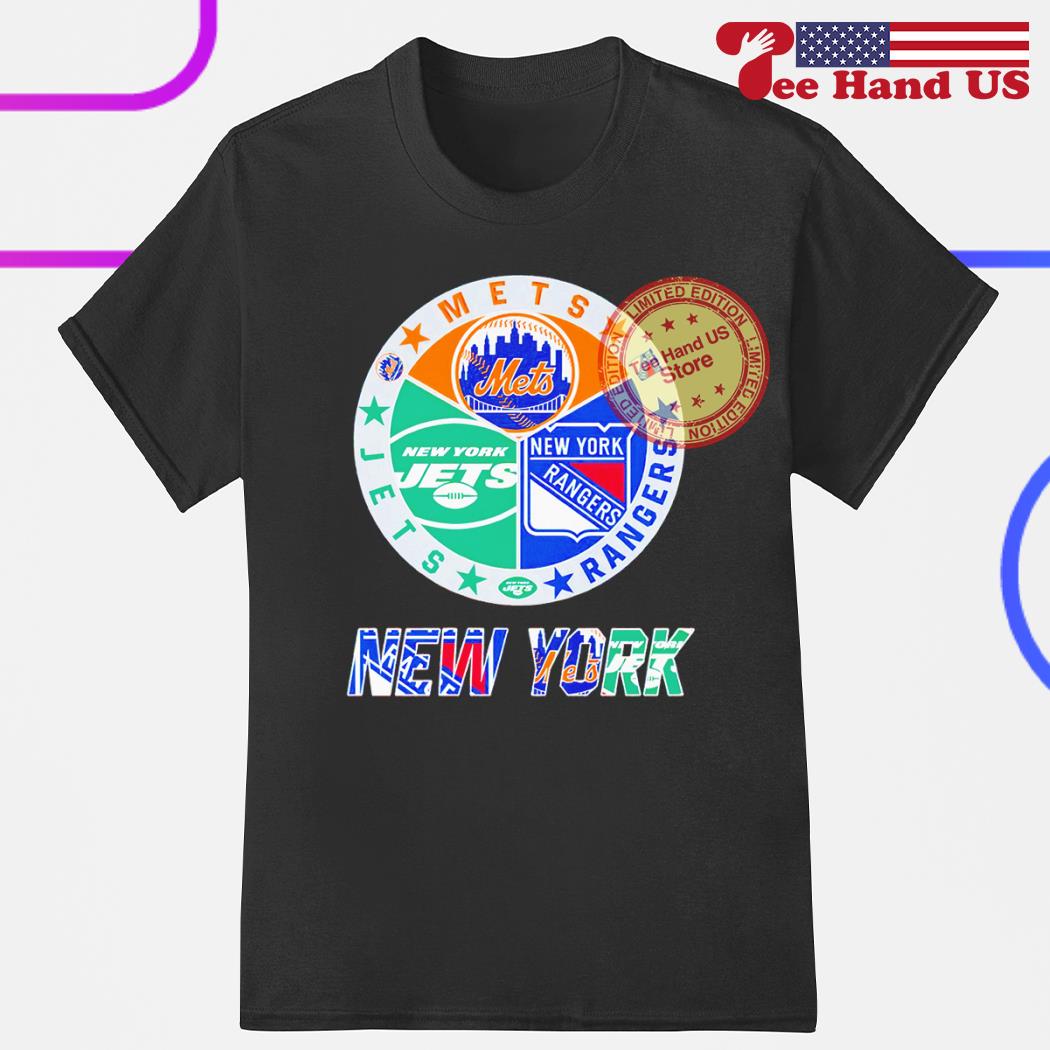 New York Jets Mets Rangers sport teams logo shirt, hoodie, sweater