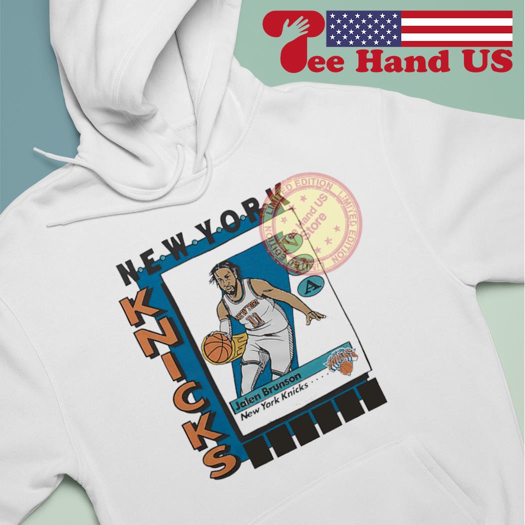 New york knicks trading card jalen brunson shirt, hoodie, sweater