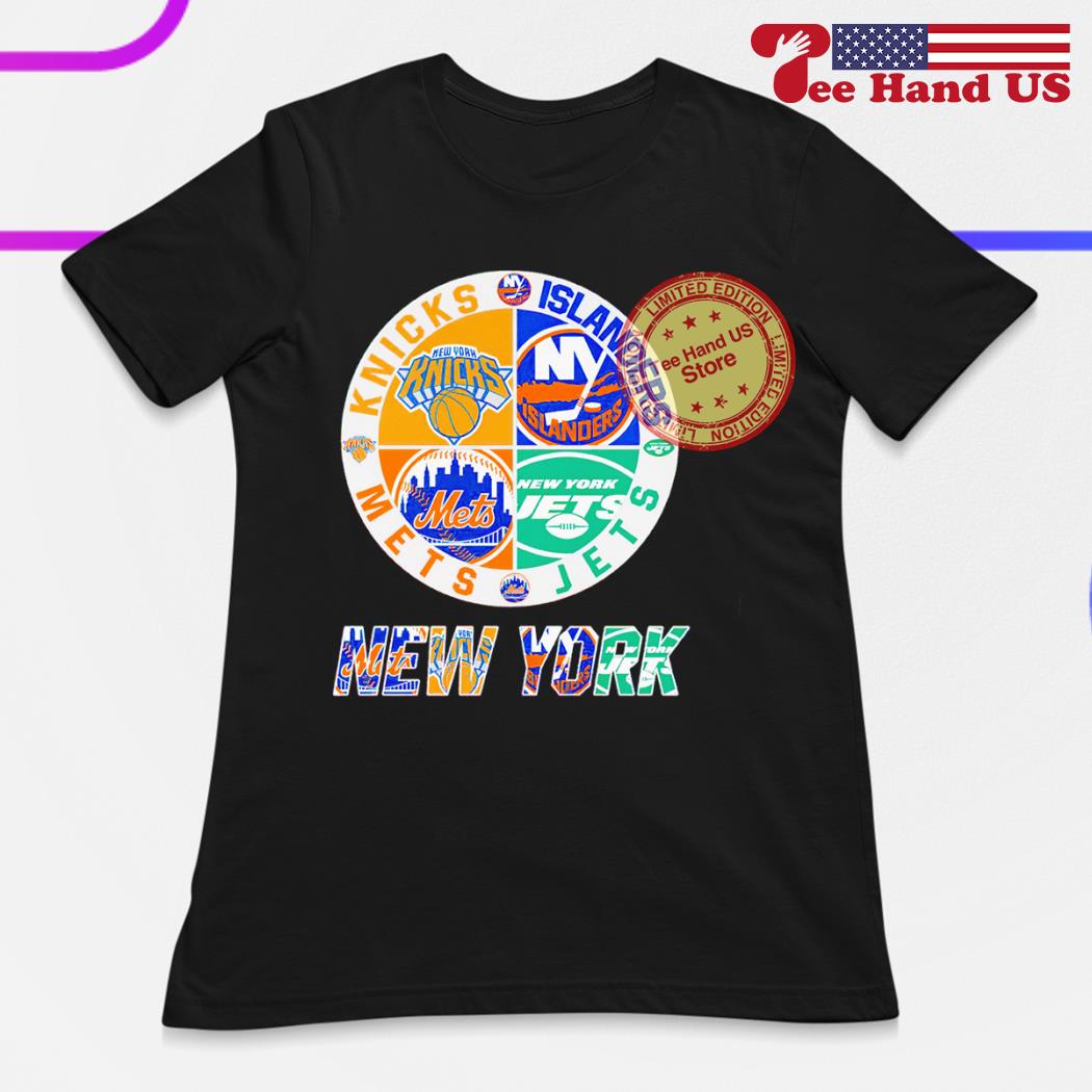 New York Islanders New York Mets New York Jets Logo Shirt