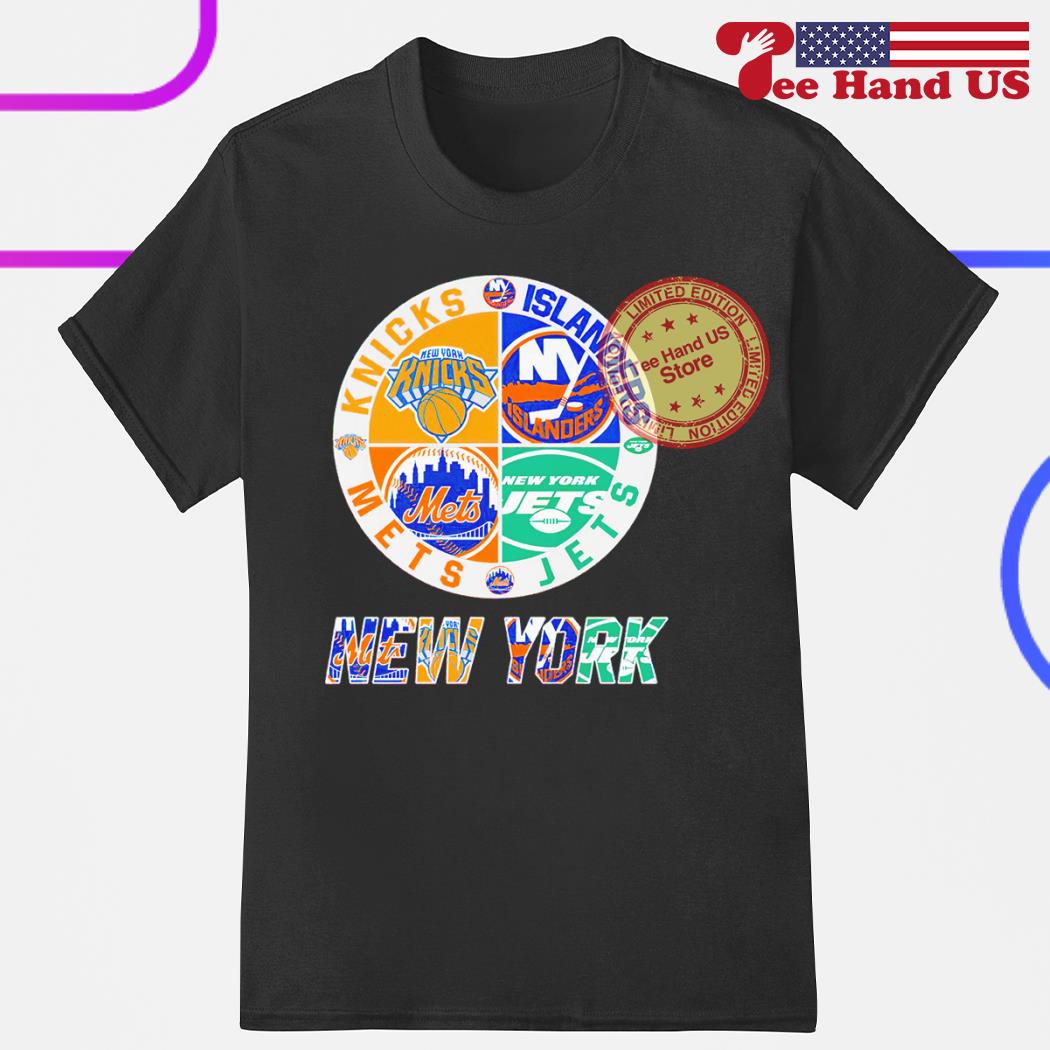 Premium new York Knicks New York Islanders New York Jets New York Mets New  York City 2023 Logo shirt, hoodie, sweater, long sleeve and tank top