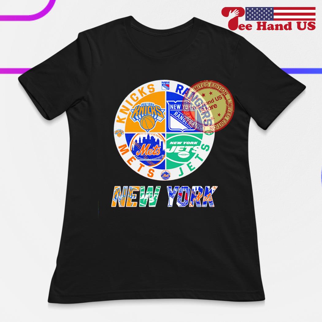 New York Mets x New York Knicks x New York Jets x New York Rangers x New  York Yankees New York Sports Team All Over Print Shirt - Binteez