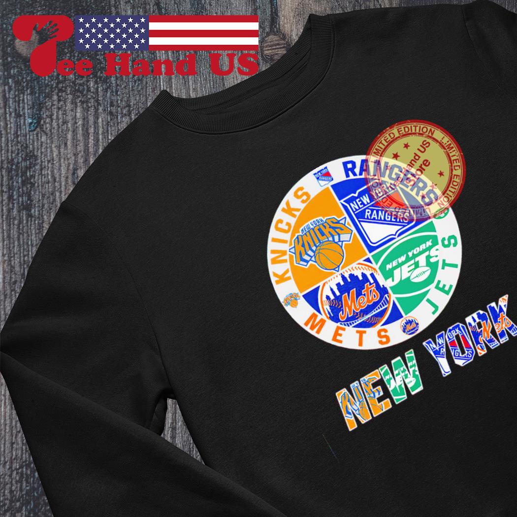 New York Knicks New York Rangers New York Jets And New York Mets shirt,  hoodie, sweater, long sleeve and tank top