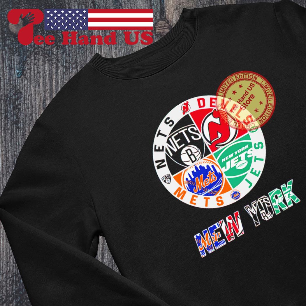 New York Mets Nets Devils Jets sport teams logo shirt, hoodie