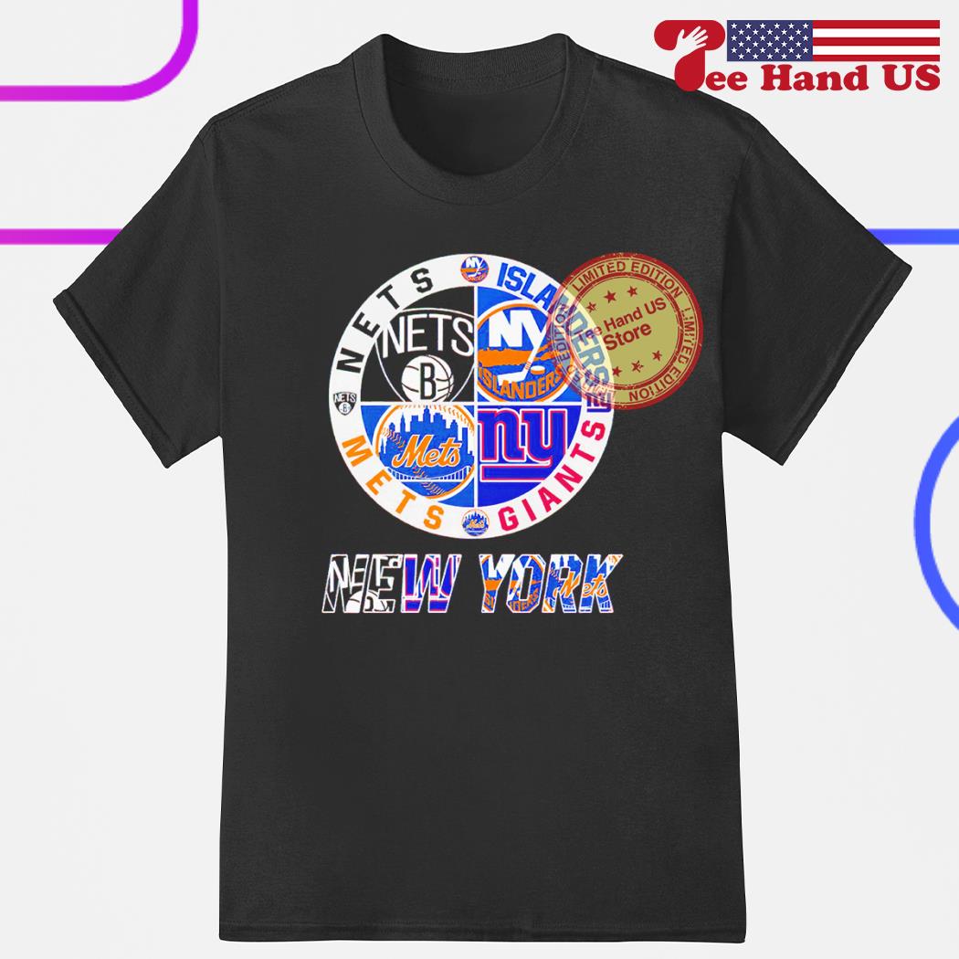 New York Mets Nets Islanders Giants sport teams logo shirt, hoodie,  sweater, long sleeve and tank top