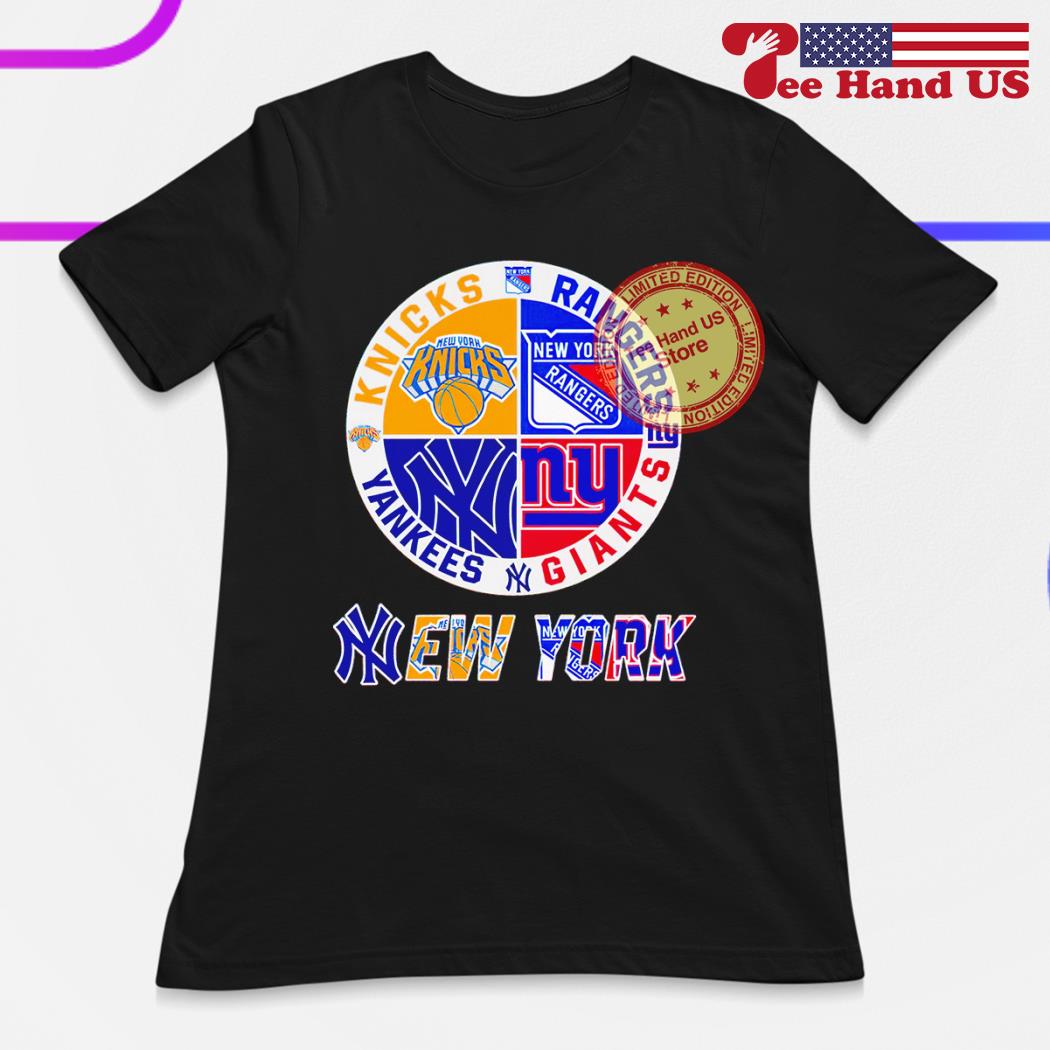 New York Yankees Giants Knicks Logo shirt, hoodie, sweater, long sleeve and  tank top
