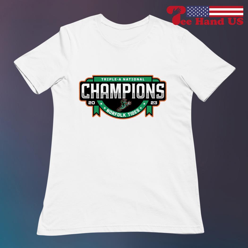 Official norfolk Tides 2023 Youth Triple-A Championship T-Shirts, hoodie,  tank top, sweater and long sleeve t-shirt