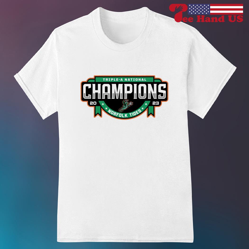 Norfolk Tides Triple A National Championship On Field Shirt