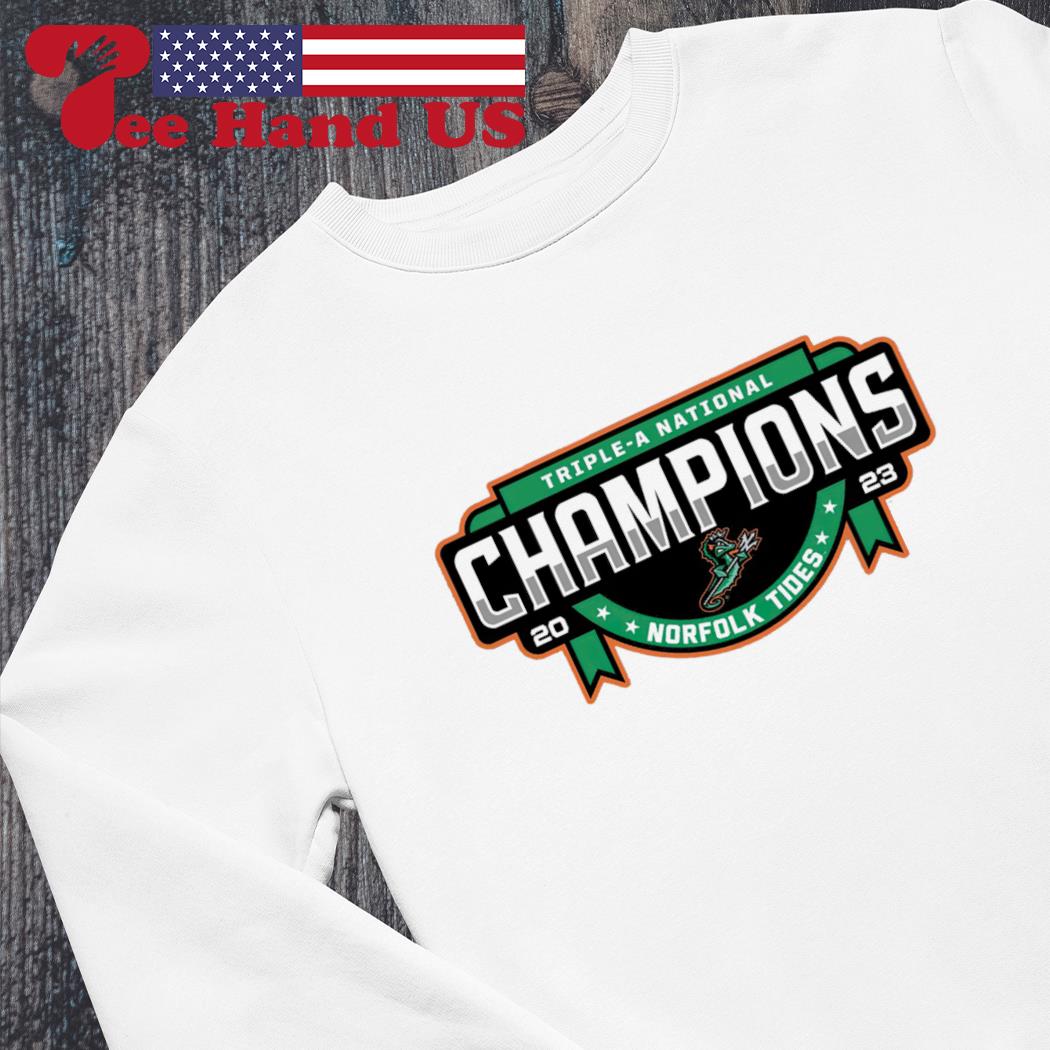 Official norfolk Tides 2023 Youth Triple-A Championship T-Shirts, hoodie,  tank top, sweater and long sleeve t-shirt