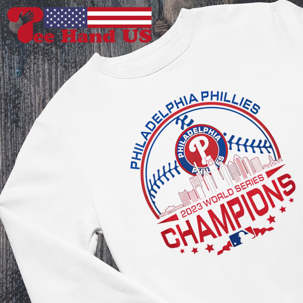 Philadelphia Phillies Skyline 2023 World Series Champions T Shirt