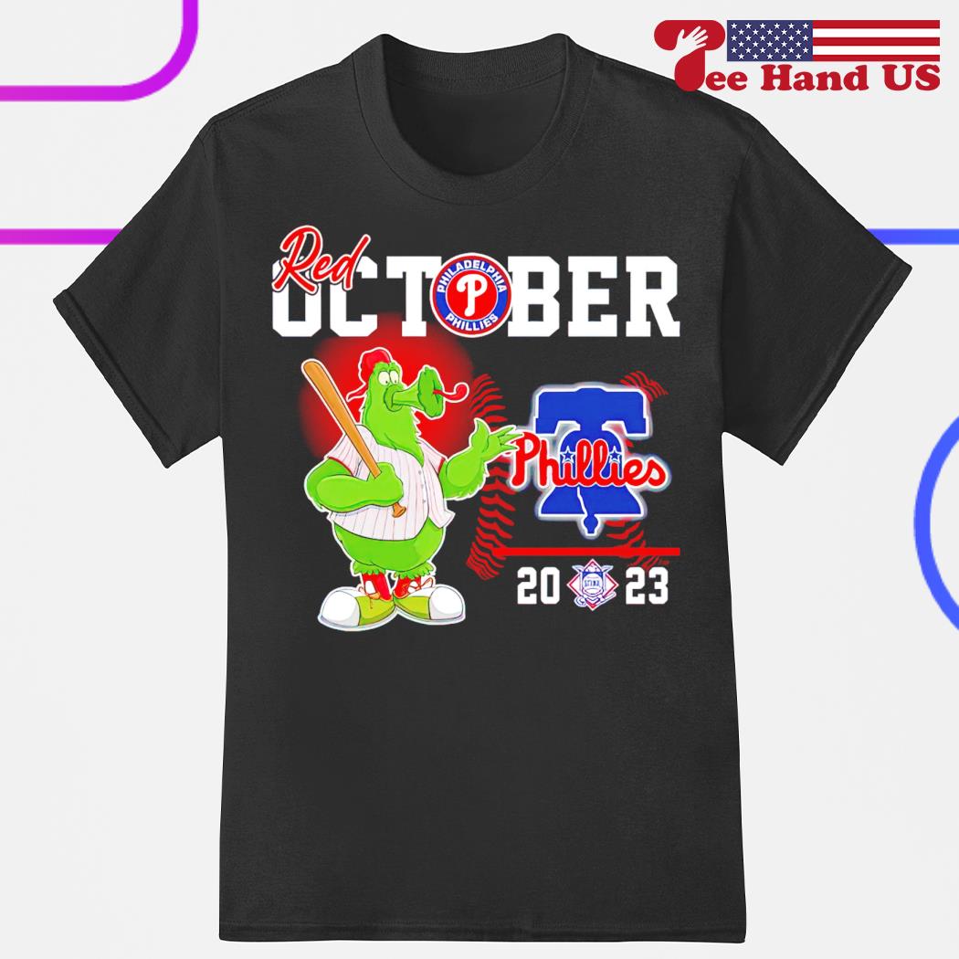 Philadelphia Phillies Phillie Phanatic mascot Red October 2023 shirt,  hoodie, sweater, long sleeve and tank top