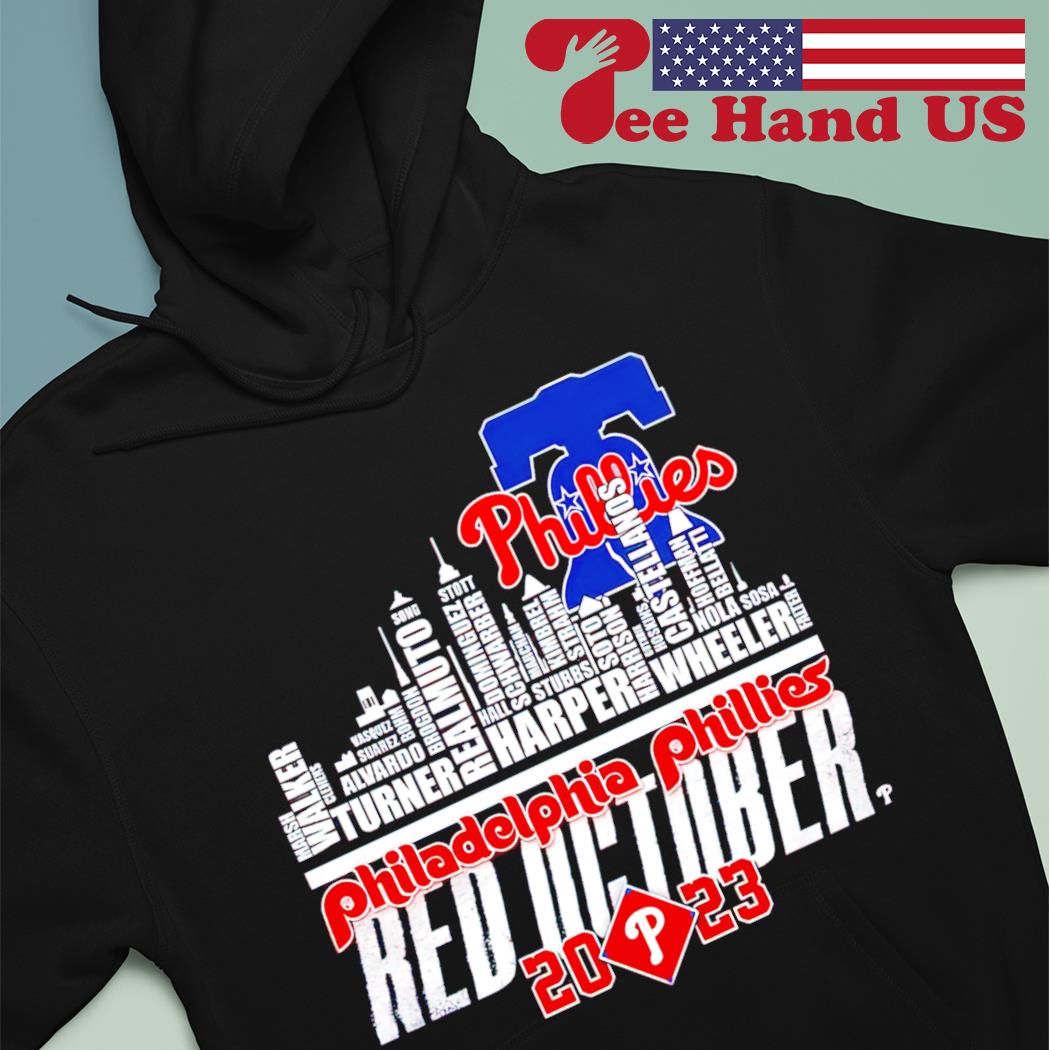 Skyline Philadelphia Phillies Red October 2023 shirt, hoodie, sweater, long  sleeve and tank top