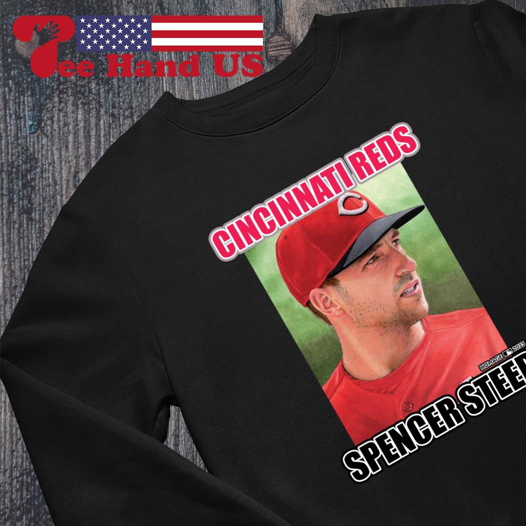 Spencer Steer Cincinnati Reds Lightning retro shirt, hoodie, sweater, long  sleeve and tank top