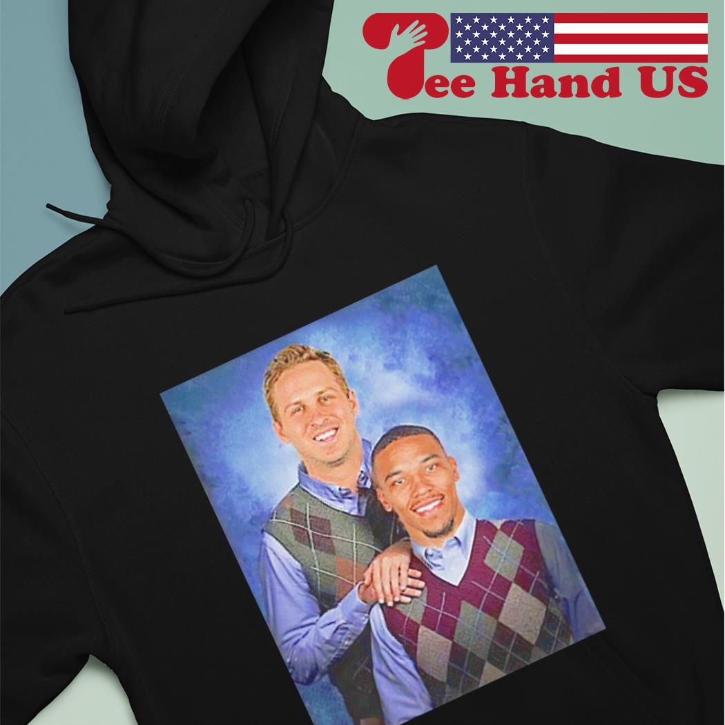 Step Brothers Jared Goff & Amon-Ra St Brown Detroit Lions s hoodie