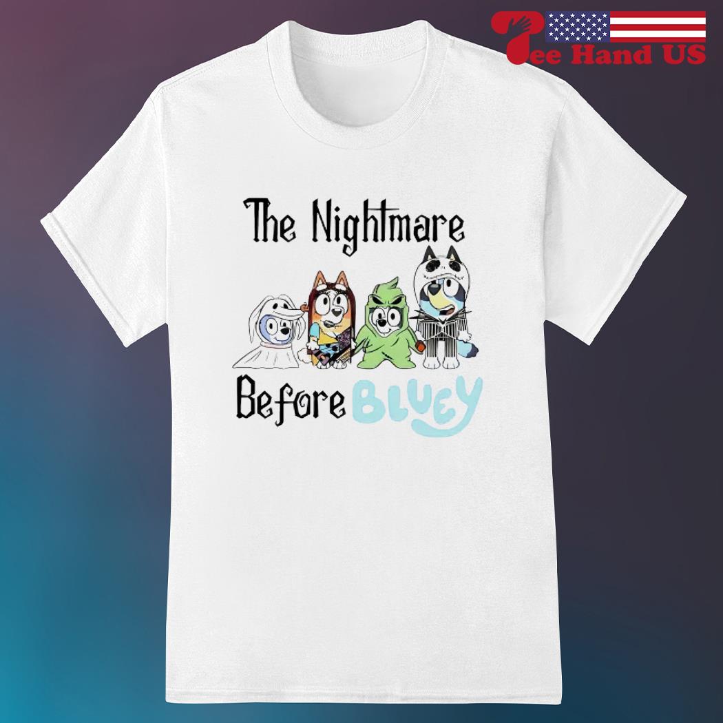 The Nightmare Before Bluey Funny Halloween Shirt