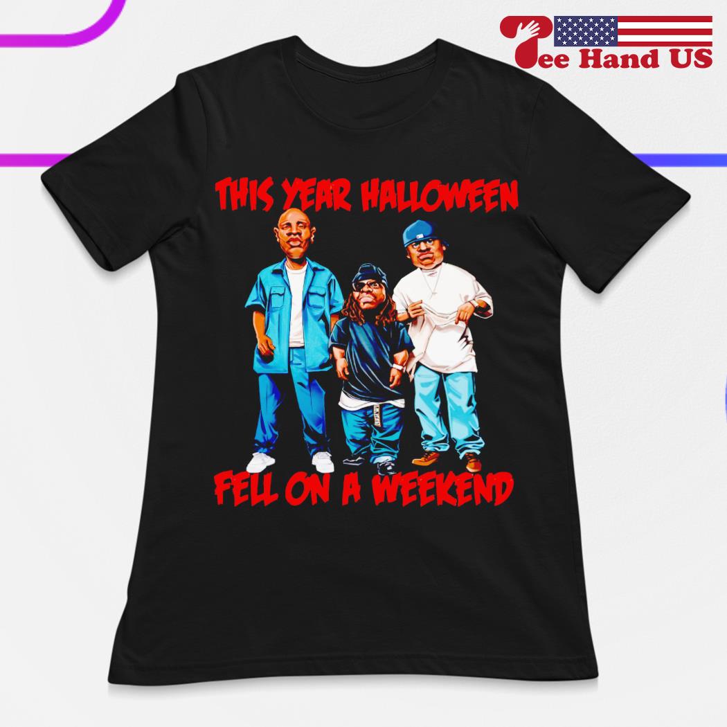 This year Halloween fell on a weekend shirt, hoodie, sweater, long