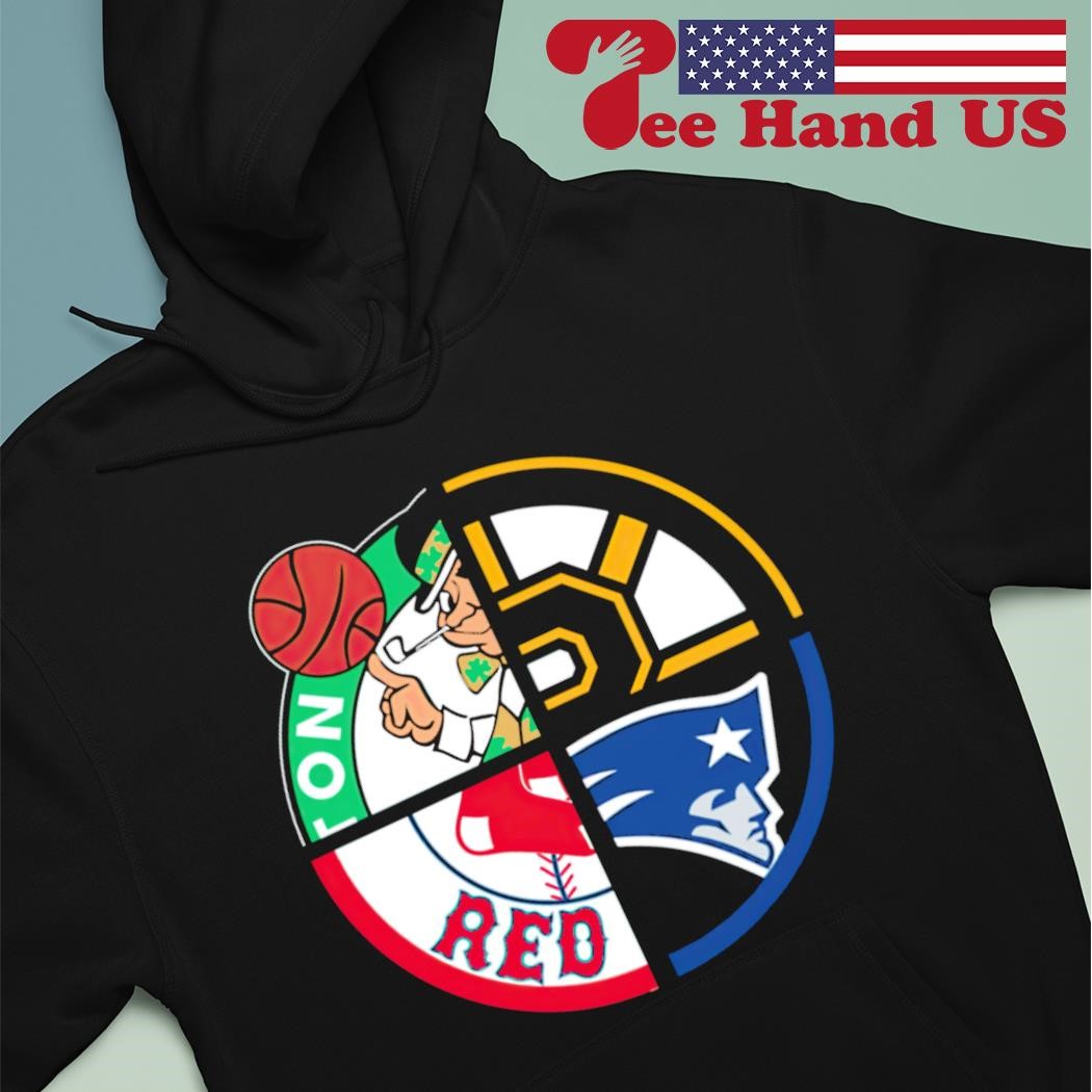 Boston Celtics Boston Bruins Boston Red Sox New England Patriots sport logo  shirt, hoodie, sweater, long sleeve and tank top