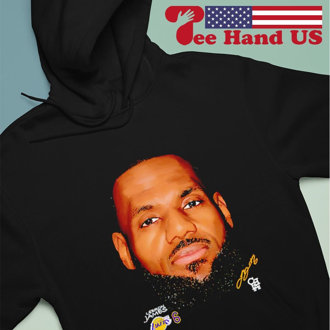 Lebron james face sales shirt